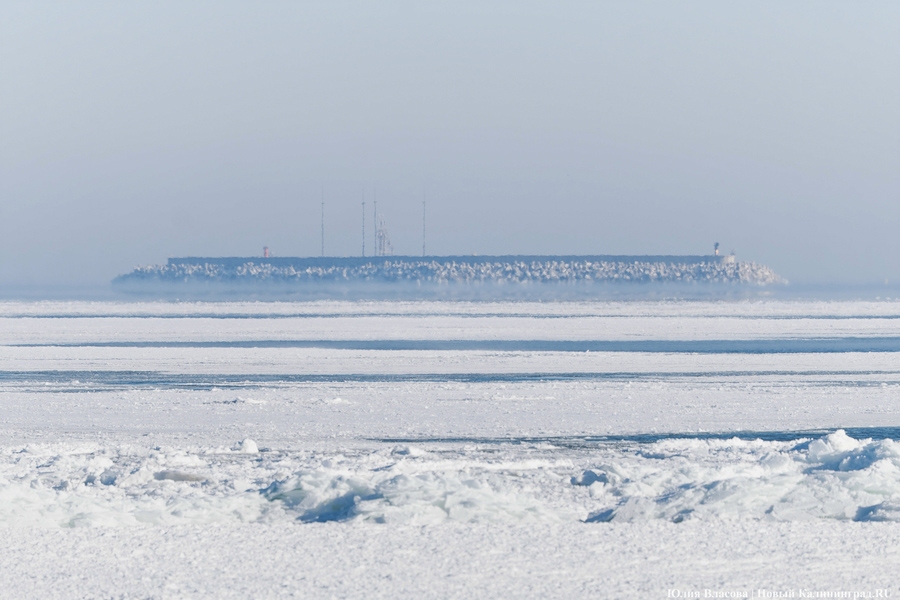 Балтика во льдах: как выглядит побережье после рекордных морозов