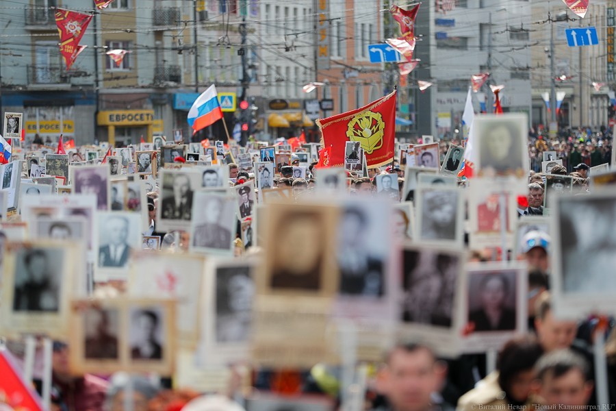 «Никто не забыт»: по улицам Калининграда прошел «Бессмертный полк»