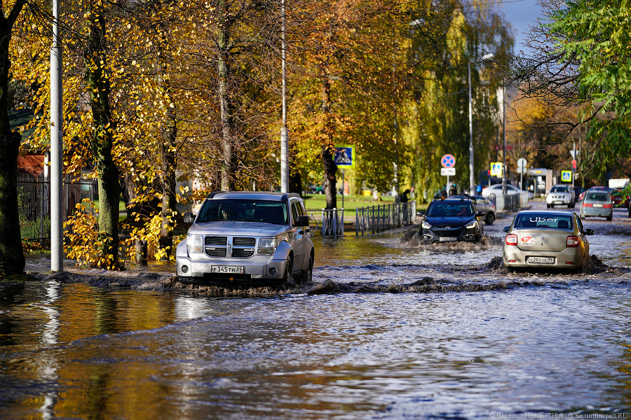 Другой берег улицы: Калининград затопило после шторма (да, опять)