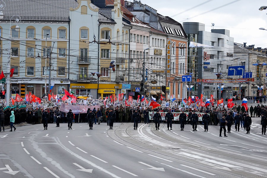 Вечная память: шествие «Бессмертного полка» в Калининграде