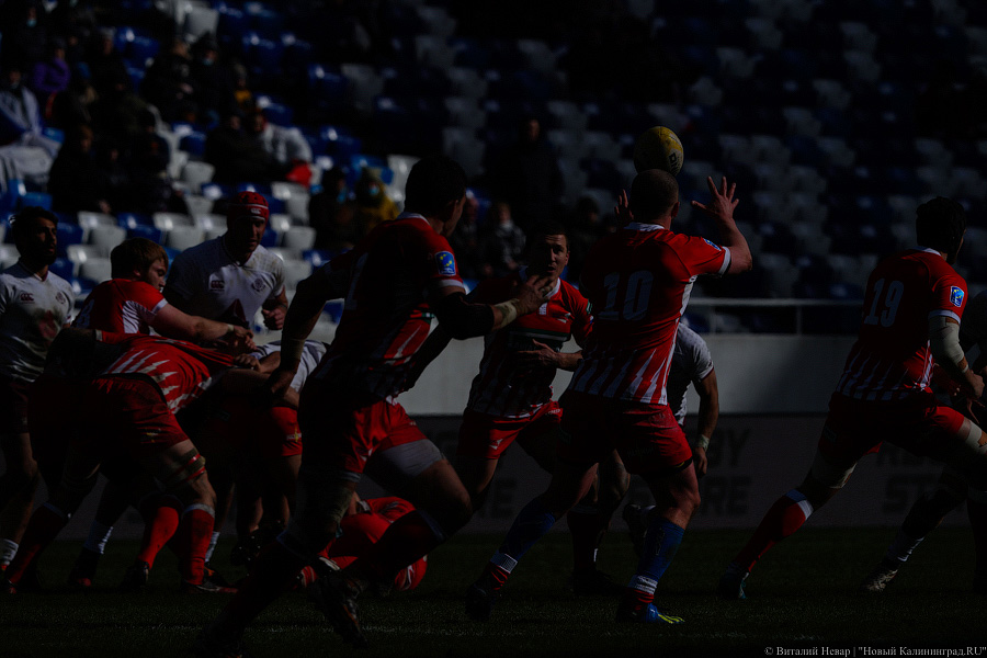 На стадионе «Калининград» снова сыграли в регби. Вот как Россия проиграла Грузии