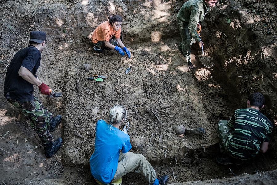 По следам мародёров: в Багратионовском районе поисковики перезахоранивают советских солдат