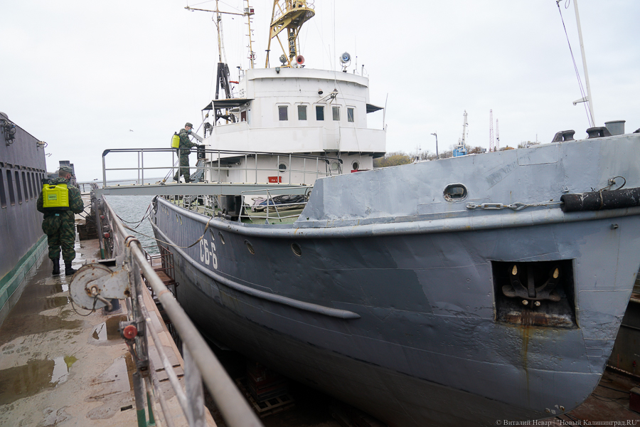 Ты не пройдешь: Балтфлот продезинфицировал от коронавируса 33-ий судоремзавод (фото)