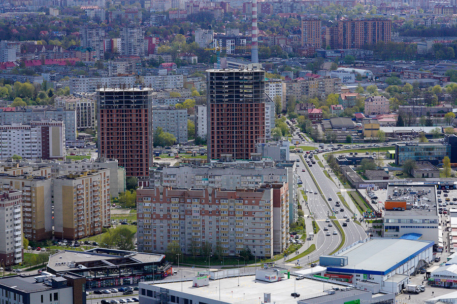 Пробки с воздуха: как прошла генеральная репетиция парада в Калининграде (фото)