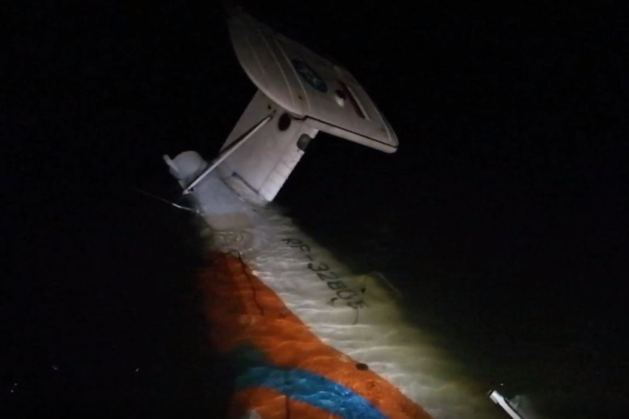 Вертолёт МЧС рухнул в Куршский залив (обновлено) (фото)