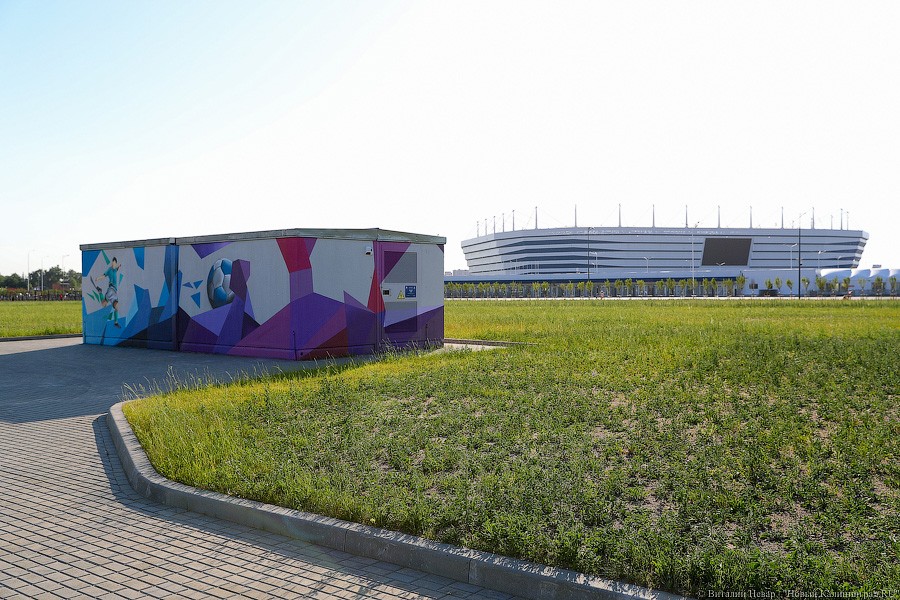 Яшин, Рамос и Кремль: кто рисует футбольные граффити в Калининграде