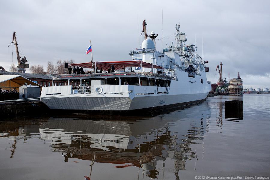 «Второй пошел»: фоторепортаж с церемонии передачи Индии фрегата Tarkash