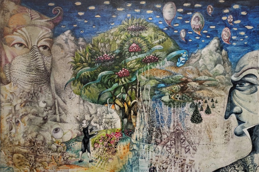 Фрагмент работы художницы О. Ульяновой