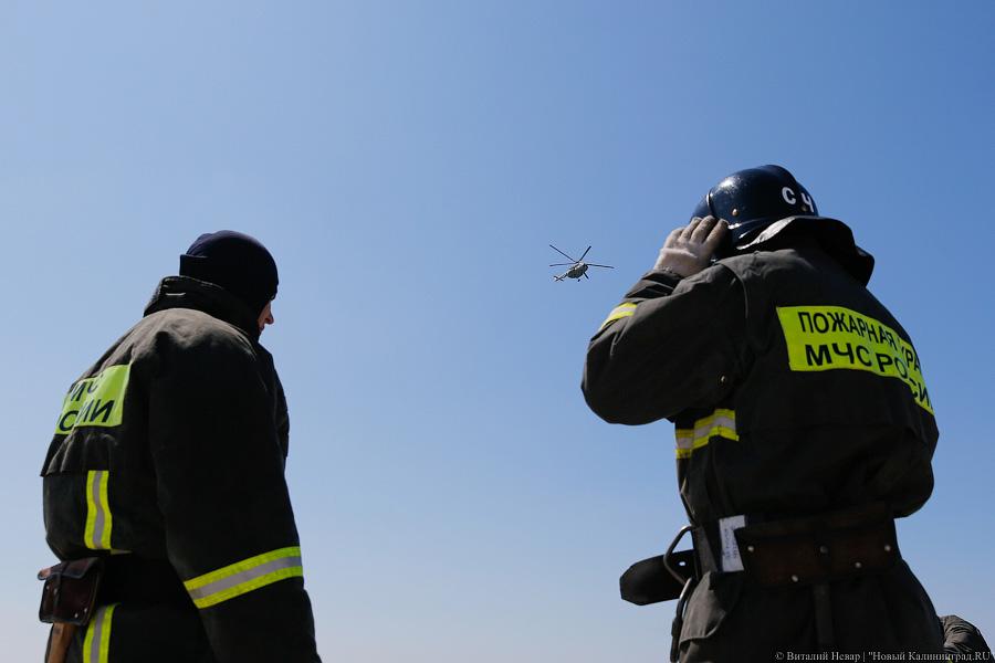 Пожар на нефтяной платформе: МЧС провело учения в Балтийском море