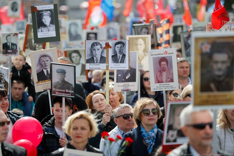 «Никто не забыт»: по улицам Калининграда прошел «Бессмертный полк»