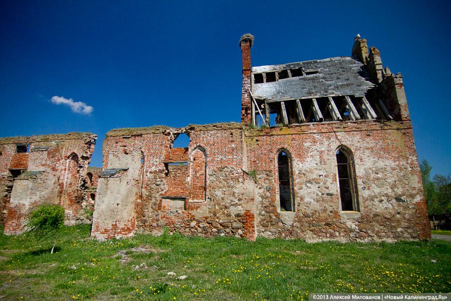 Кирха в пос. Романово. Фото — Алексей МИЛОВАНОВ, «Новый Калининград.Ru».