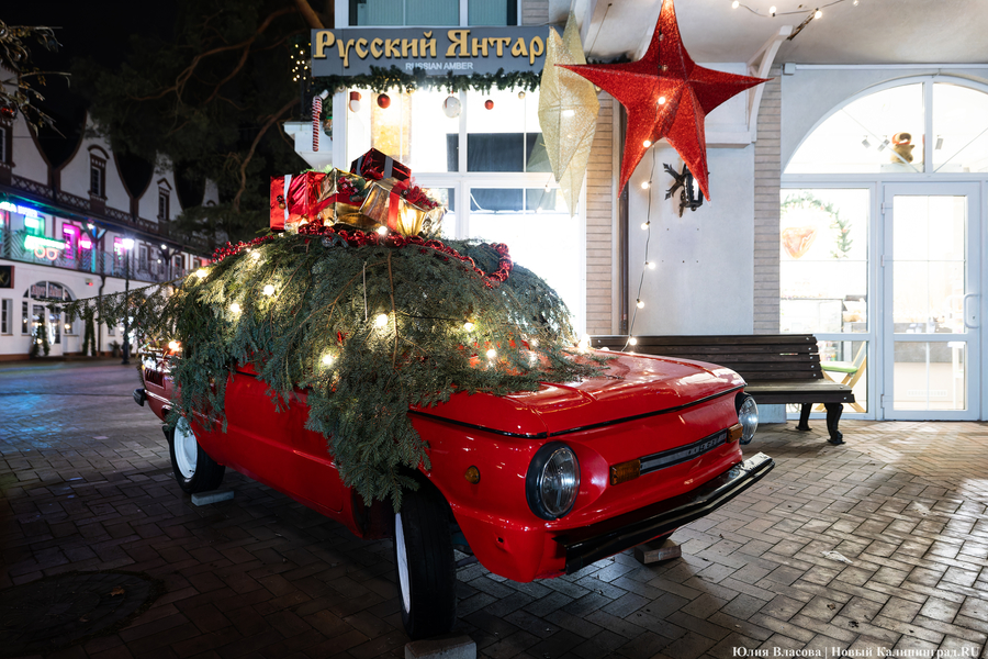 30 километров гирлянд: как украсили к Новому году Светлогорск (фото)