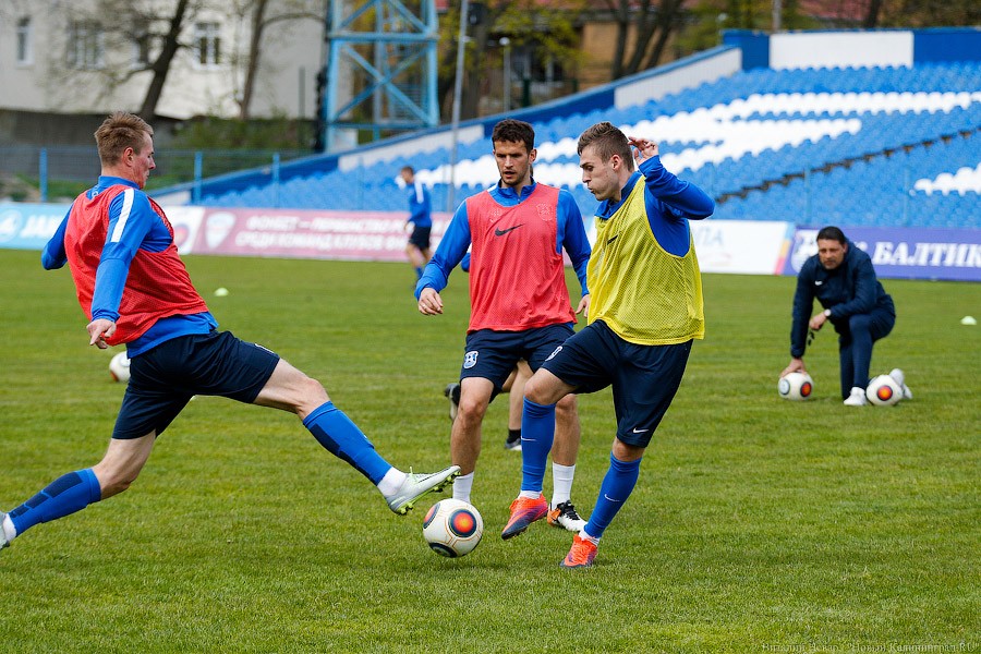 Нужна одна победа: открытая тренировка «Балтики» для СМИ и болельщиков