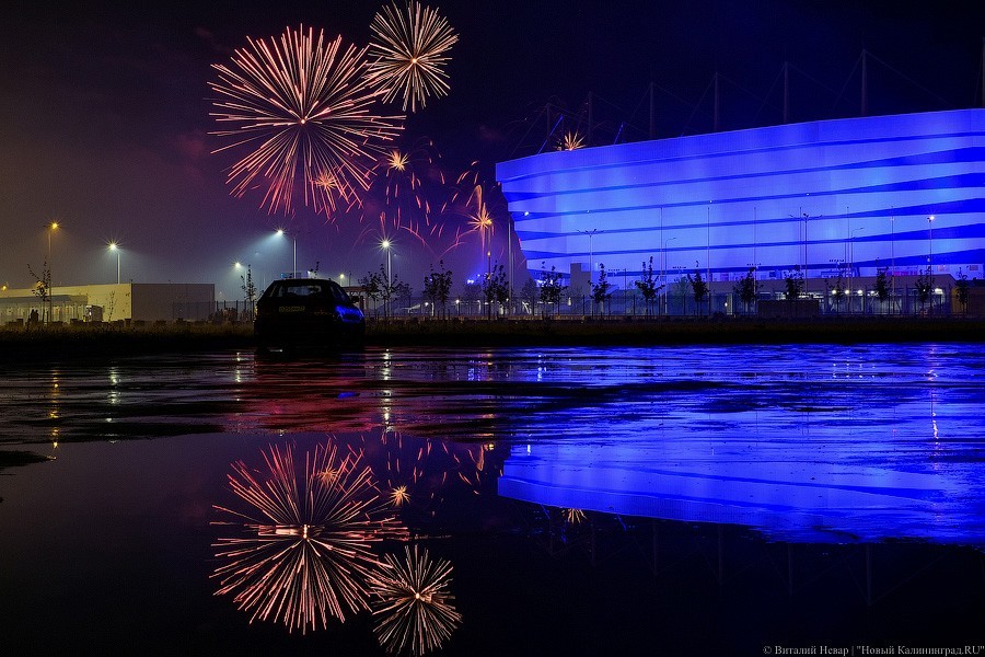 В Калининграде стартовал чемпионат фейерверков. Показываем, как это было (фото)