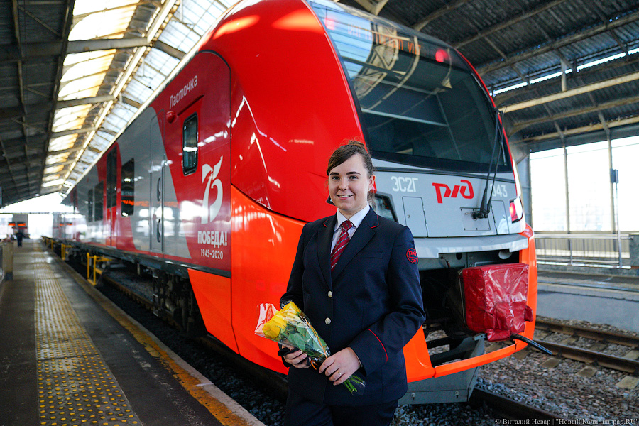 Пробный полет на «Ласточке»: КЖД представила первую женщину-машиниста