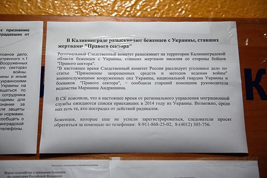 В поисках беженцев: что происходит в коридорах региональной миграционной службы