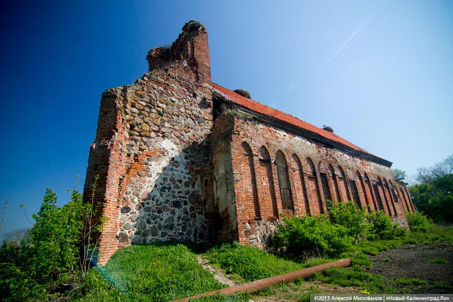 «Фрески и аисты»: вокруг кирхи в посёлке Кумачево идёт судебная тяжба