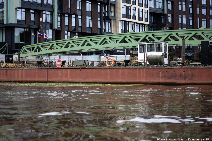 От «Юности» до Канта: в Калининграде монтируют арочный пролёт Философского моста (фото)