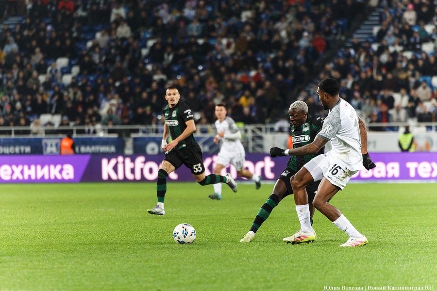 Ничья почти равна победе: как «Балтика» пободалась с «Краснодаром» (фото)