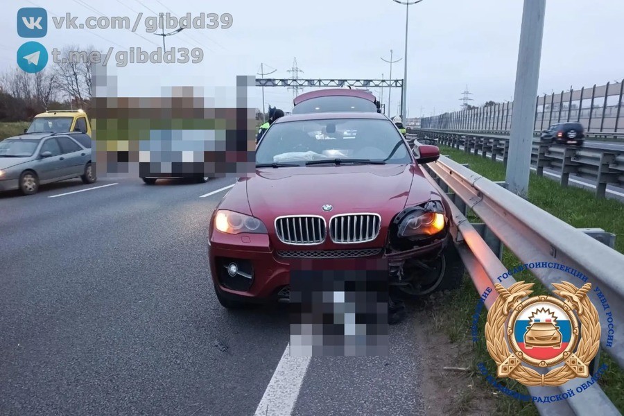 Четырёхмесячный ребёнок пострадал в ДТП на Северном обходе Калининграда