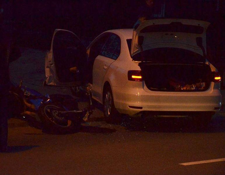 В Зеленоградске в аварии пострадал мотоциклист (фото)