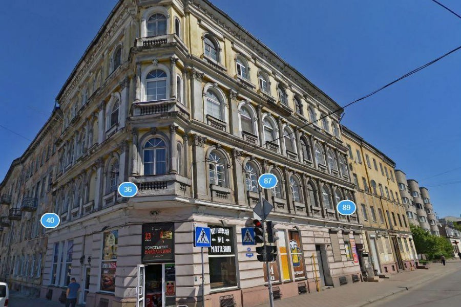 Дом на улице Фрунзе, 87-91. Фото — Яндекс. Панорамы