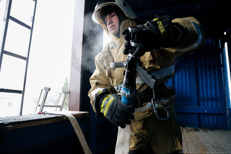 «Игры» с реальностью: как проходил пожарный чемпионат в Калининграде (фото)