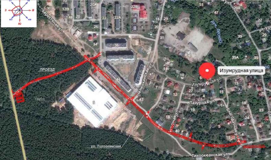 В микрорайоне Космодемьянского решили построить новую дорогу