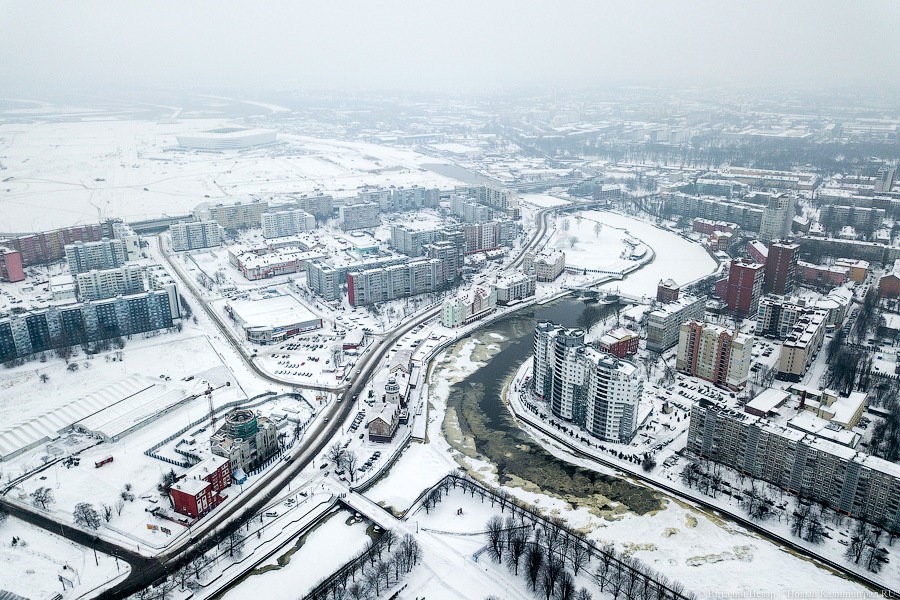 «Жеваный крот»: как Калининград пережил первый снегопад 2018-го
