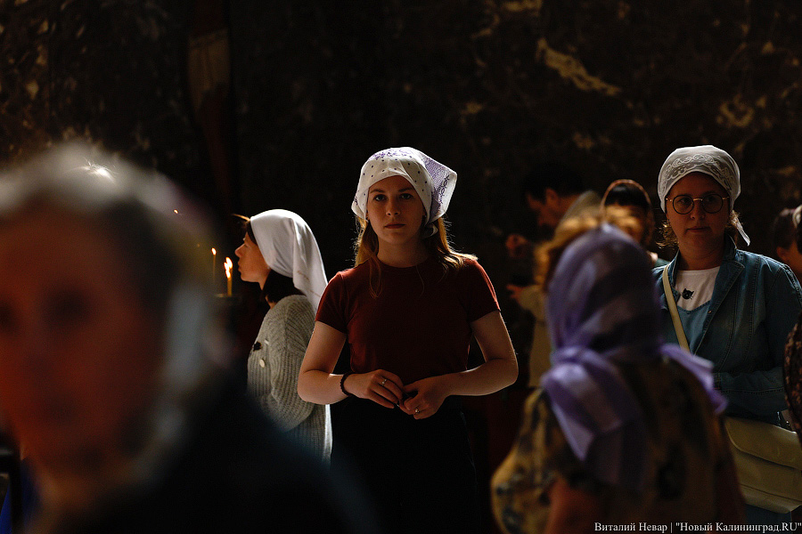 От заката до рассвета: патриарх Кирилл провёл богослужение в Калининграде (фото)