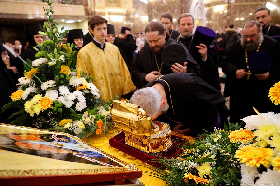 Патриарх и пробки: в Калининград прибыли глава РПЦ и мощи святителя Луки (фото)
