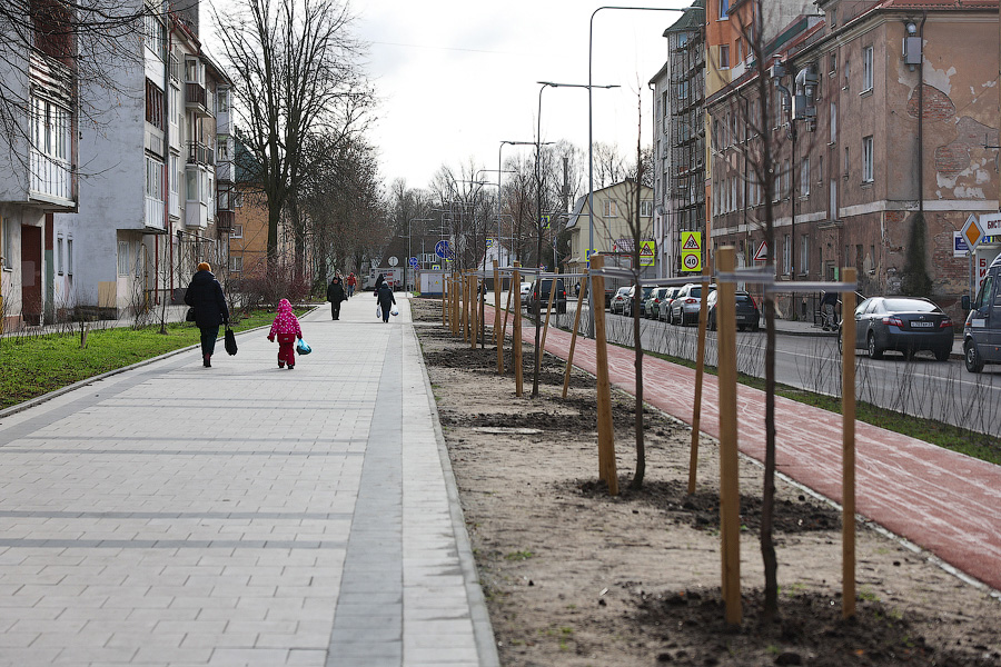 Сложная международная ситуация: как в Калининграде отремонтировали ул. Павлика Морозова (фото)