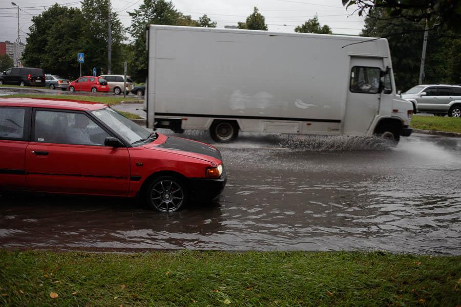 Как по расписанию: последствия ливня в Калининграде