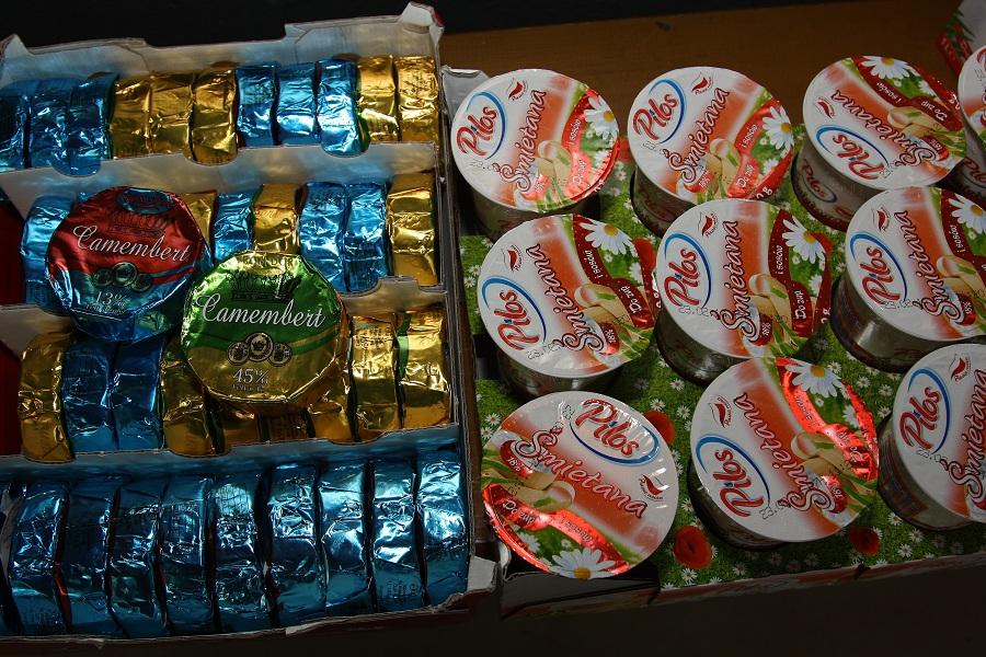 Таможня на МАПП Мамоново обнаружила у калининградца 430 кг молочных продуктов (фото)