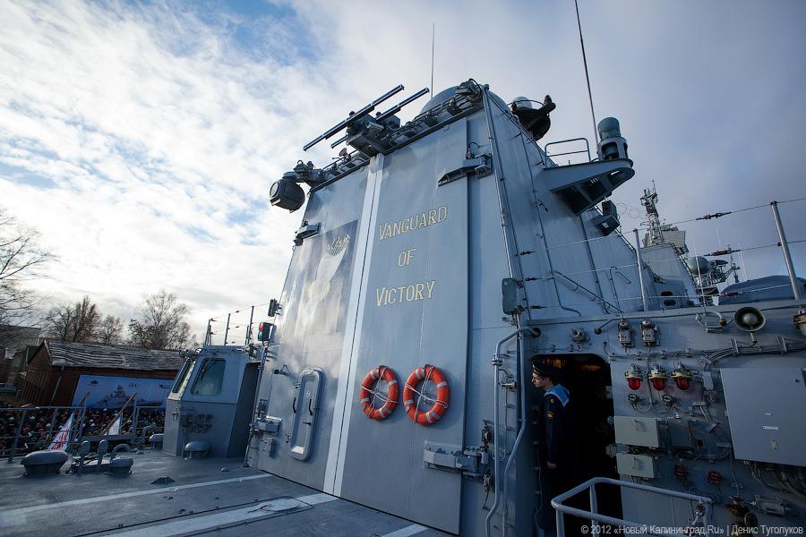 «Второй пошел»: фоторепортаж с церемонии передачи Индии фрегата Tarkash