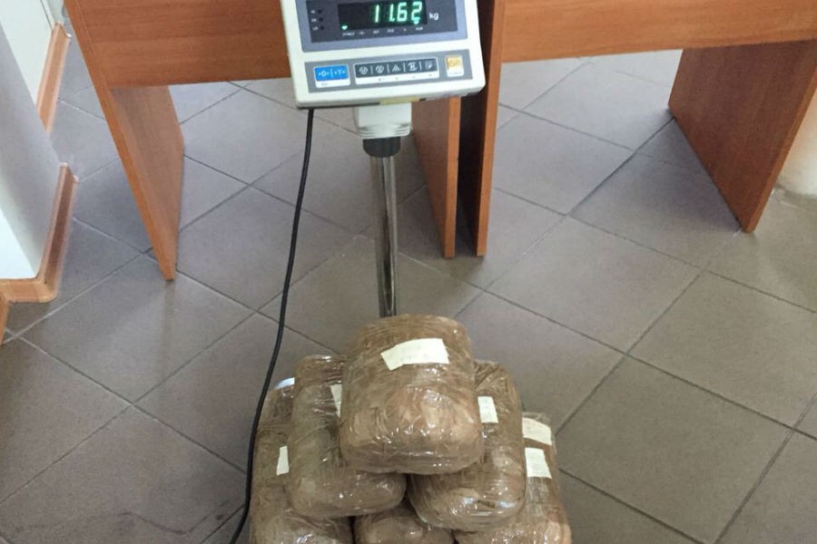 В Чернышевском пограничники в машине с мясом нашли янтарь