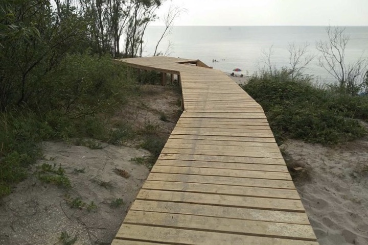 На Куршской косе начали строить новые обзорные площадки