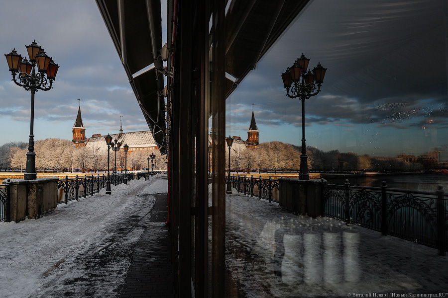 В последние праздничные выходные в Калининграде ожидается снег с дождём