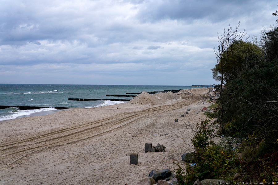 От «Нептуна» до кемпинга: в Зеленоградске укрепляют 1,5 км морского побережья (фото)
