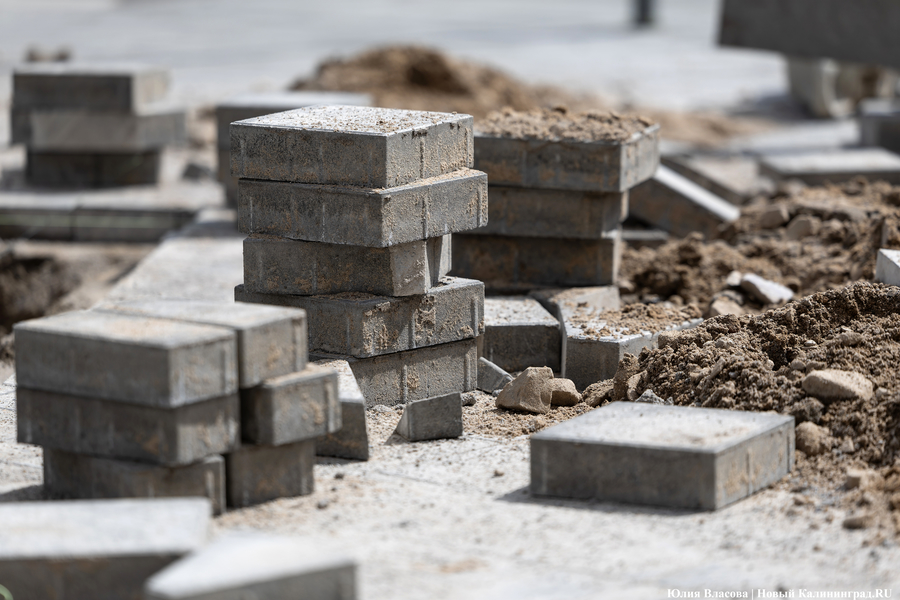 В Калининграде выросло число тротуаров, которые хотят отремонтировать в 2026 году