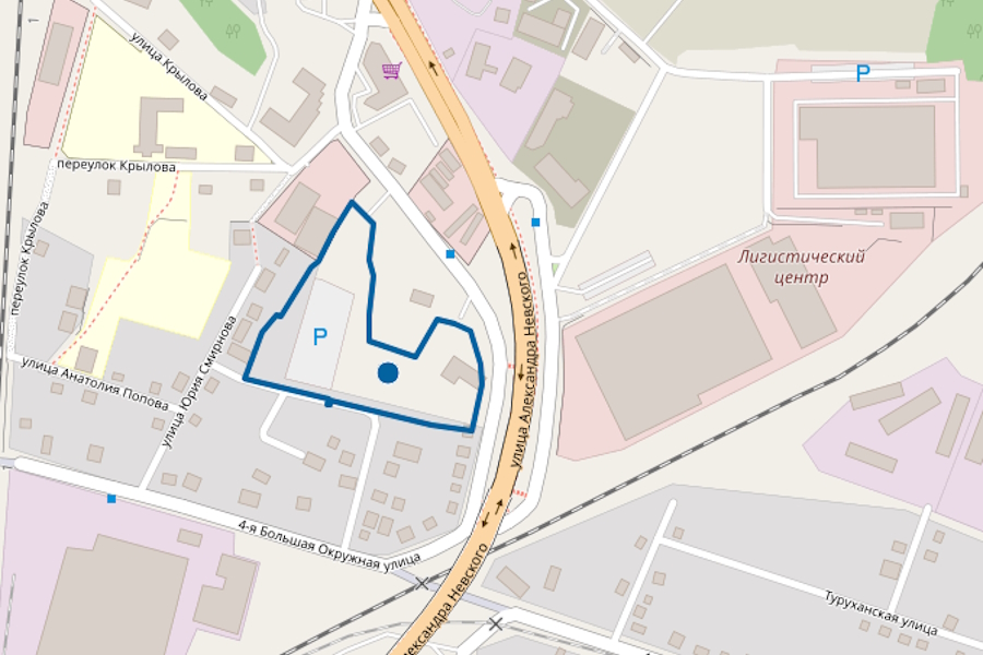 Скриншот публичной кадастровой карты