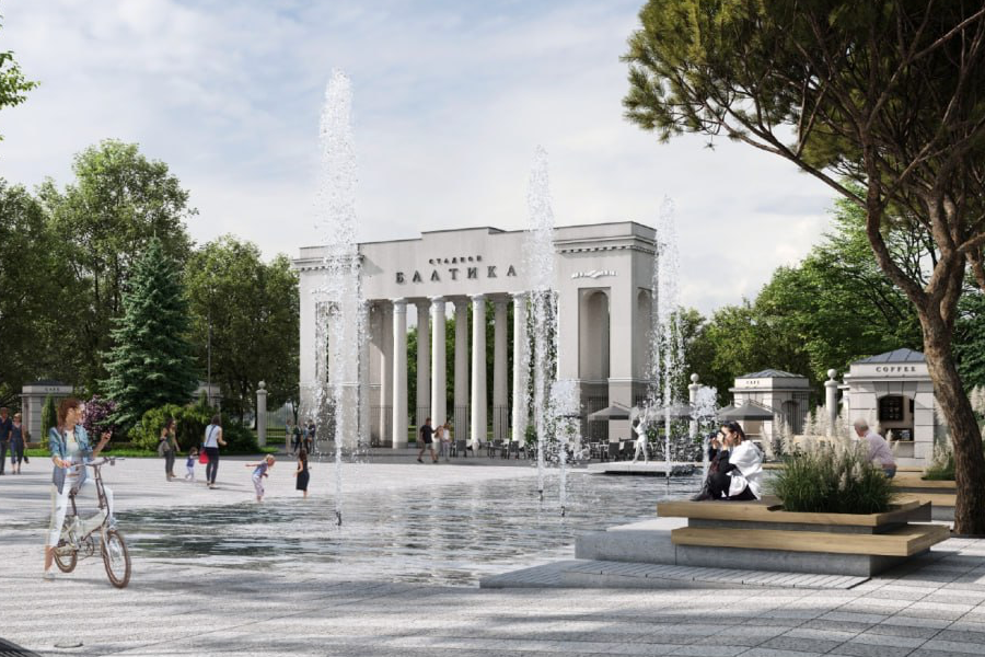 Мэрия Калининграда ищет подрядчика на строительство нового фонтана у «Балтики»