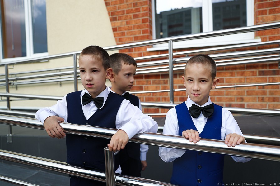 Очень трудный день: как встретили учебный год в новой калининградской школе (фото)