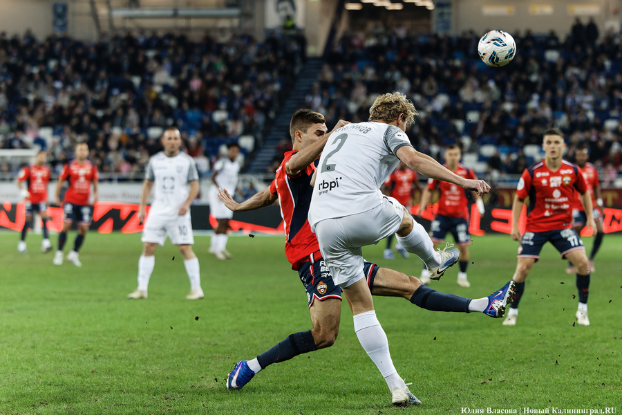 «Запредельный градус матча»: как прошла игра между «Балтикой» и ЦСКА (фото)