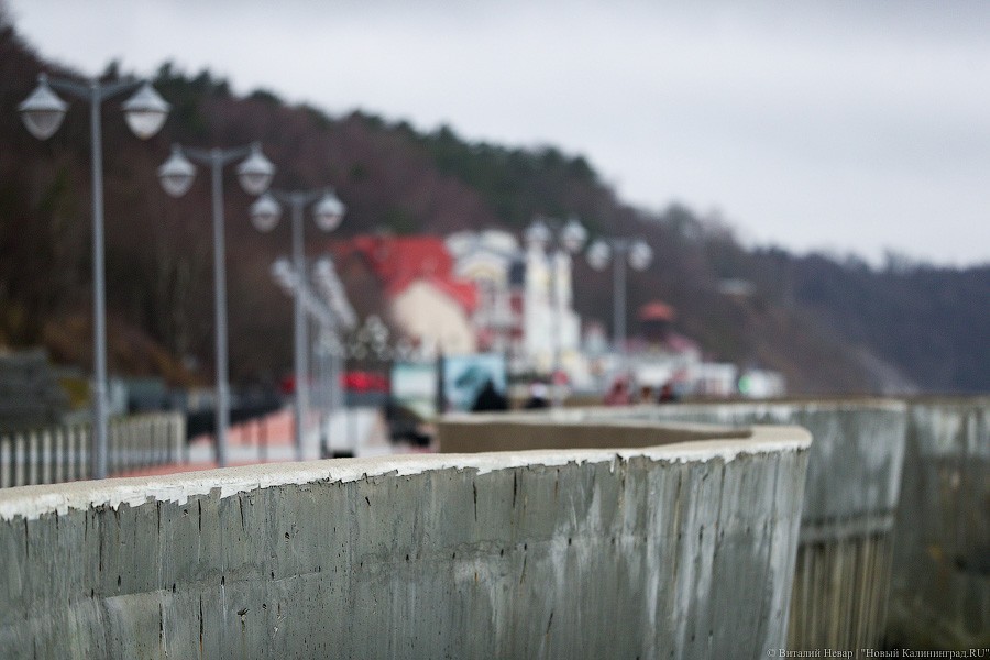 «В ожидании 70 метров»: как ведутся работы по расширению пляжа в Светлогорске