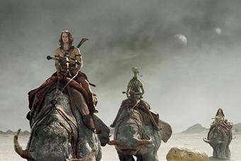 Космический ковбой на Марсе