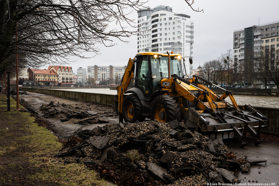 1 февраля: разбор набережной на острове Канта
