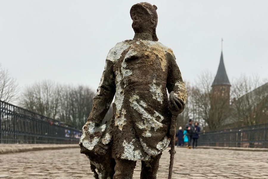 «Был выброшен из отеля»: в Светлогорске нашли копию кёнигсбергской скульптуры Бисмарка (фото)