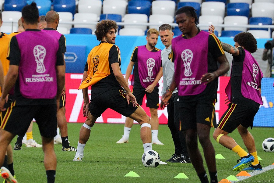 Кто из них не выйдет на поле?: предматчевая тренировка сборной Бельгии (фото)
