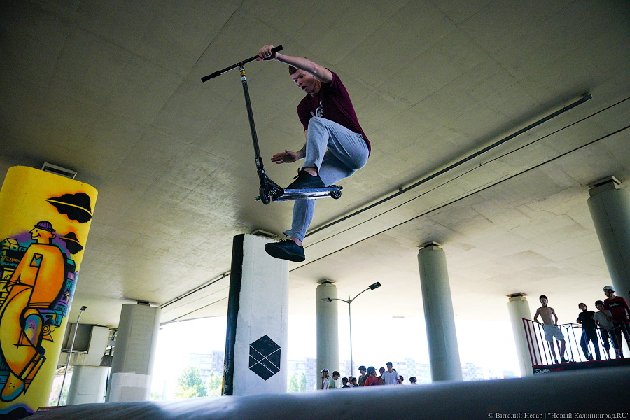 В Калининграде стало ещё одним скейт парком больше. Вот что там происходит